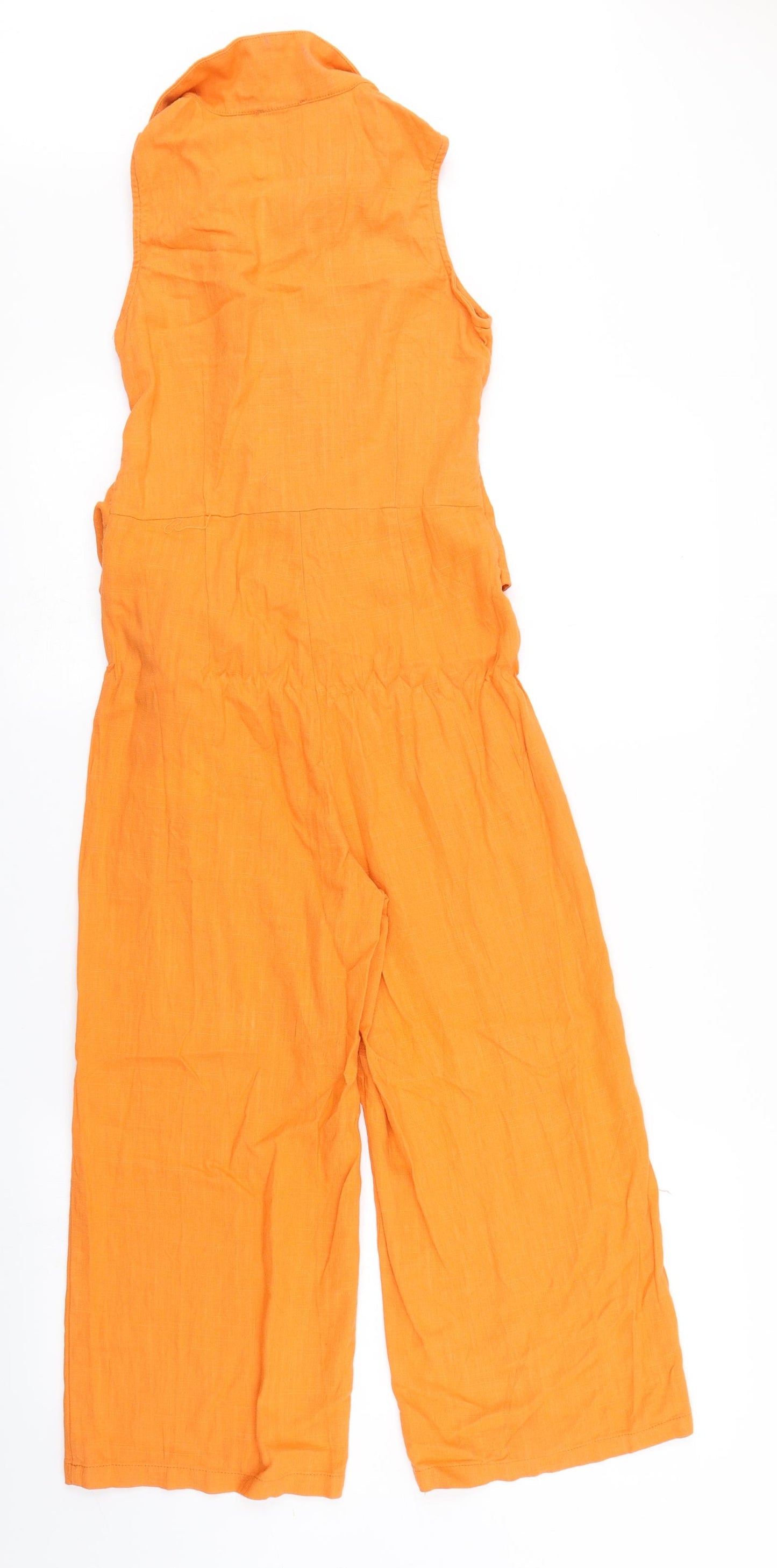 PRETTYLITTLETHING Womens Orange   Playsuit One-Piece Size 6 L20 in