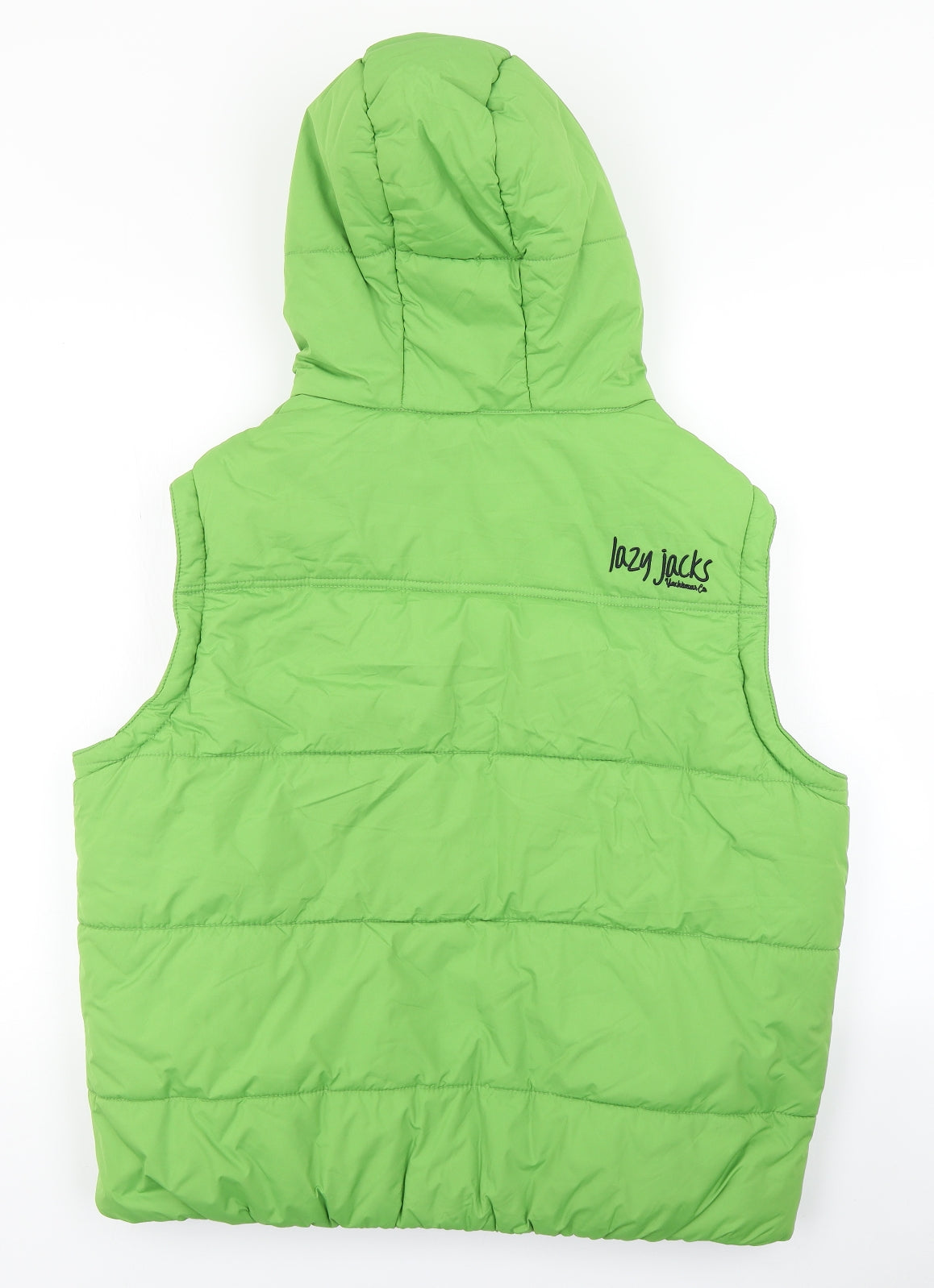 Lazy Jacks Mens Green   Gilet Coat Size XL  - Fleece lined