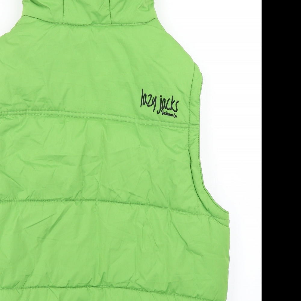 Lazy Jacks Mens Green   Gilet Coat Size XL  - Fleece lined