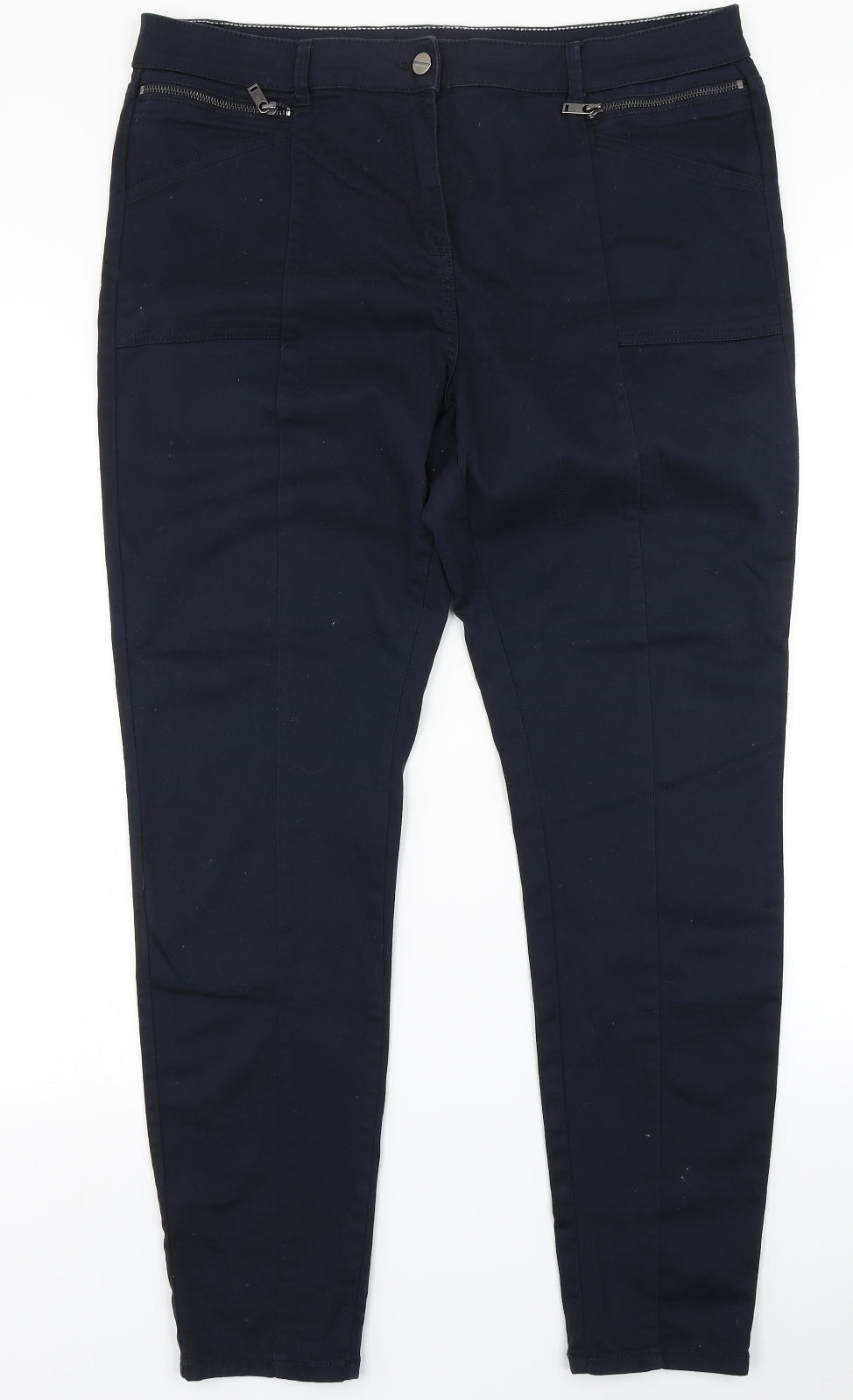 NEXT Womens Blue  Denim Skinny Jeans Size 18 L29 in