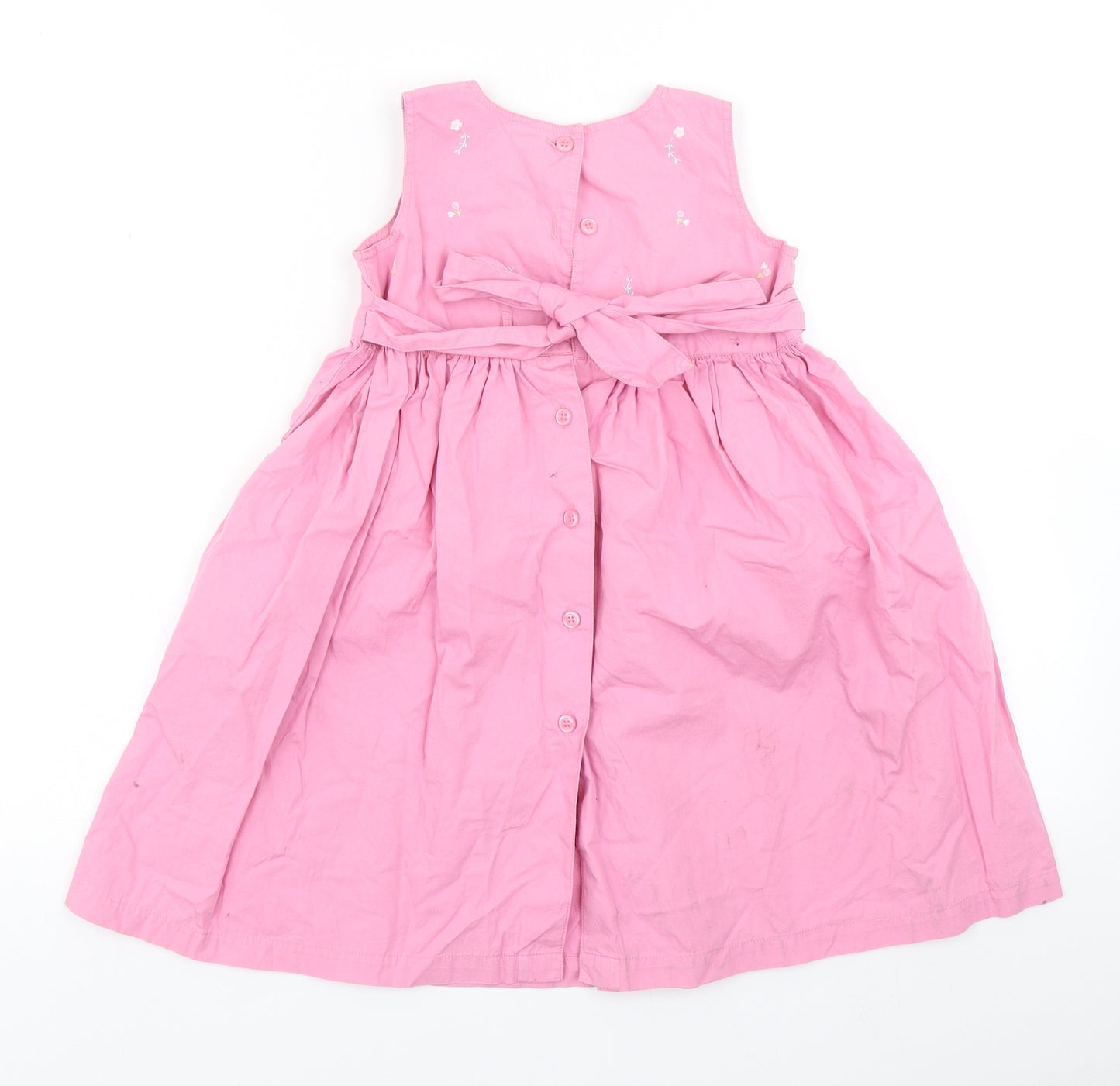 NEXT Girls Pink   Skater Dress  Size 2-3 Years