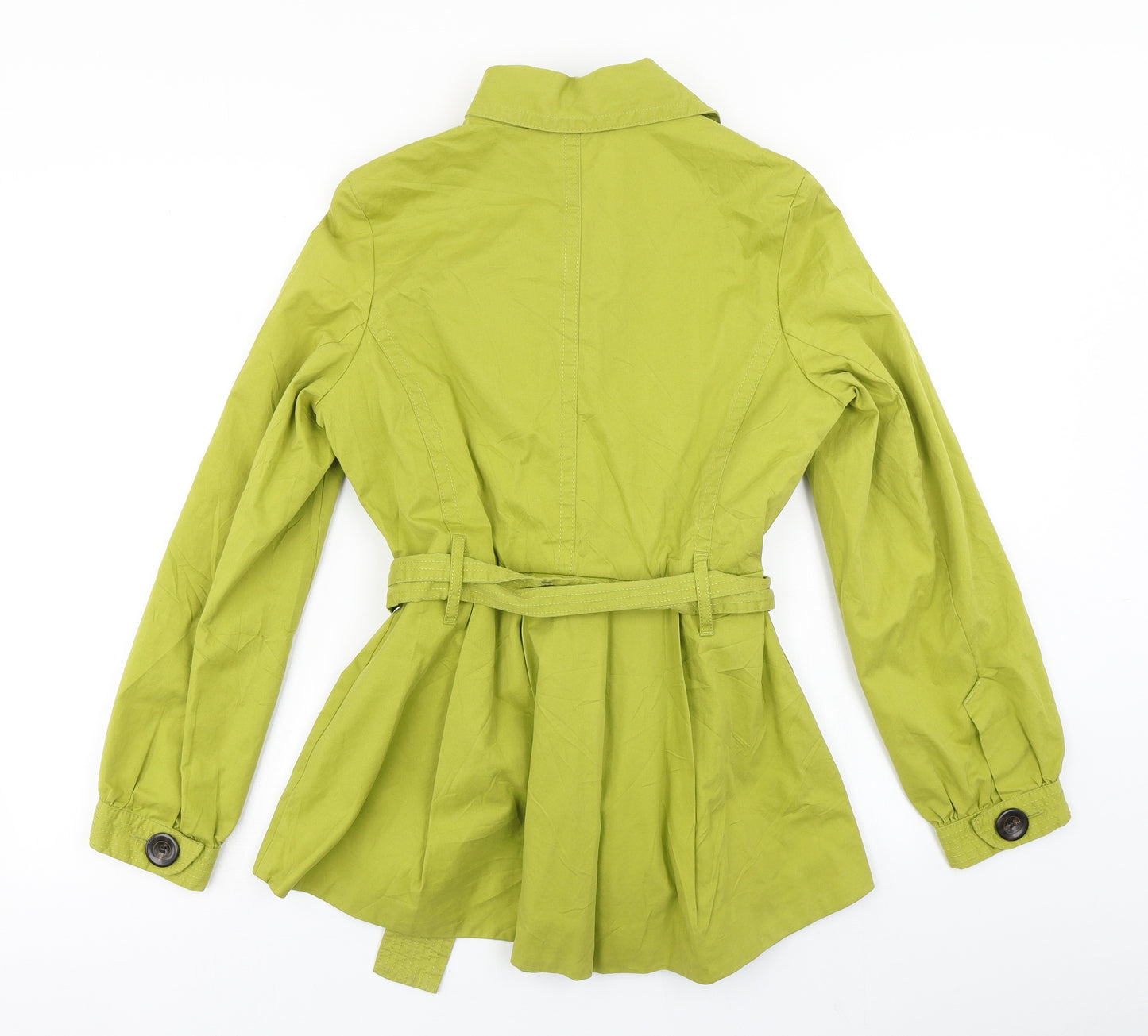 NEXT Womens Green   Overcoat Coat Size 6