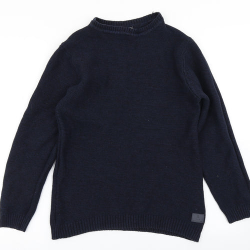 2nd Chapter Mens Blue  Knit Pullover Jumper Size S