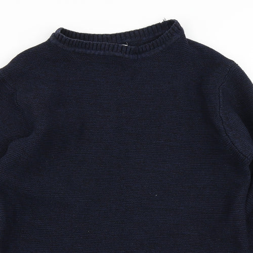 2nd Chapter Mens Blue  Knit Pullover Jumper Size S