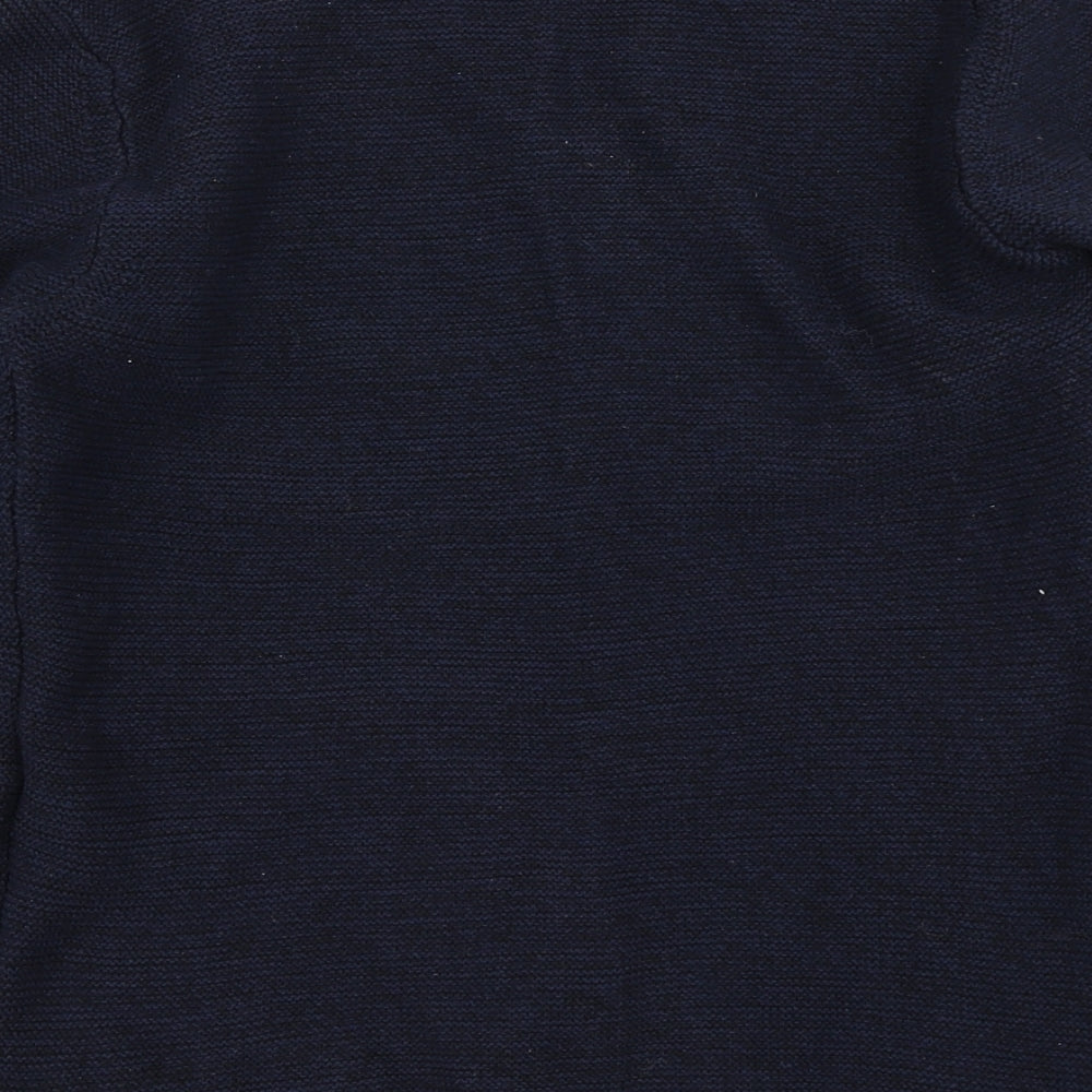 2nd Chapter Mens Blue  Knit Pullover Jumper Size S