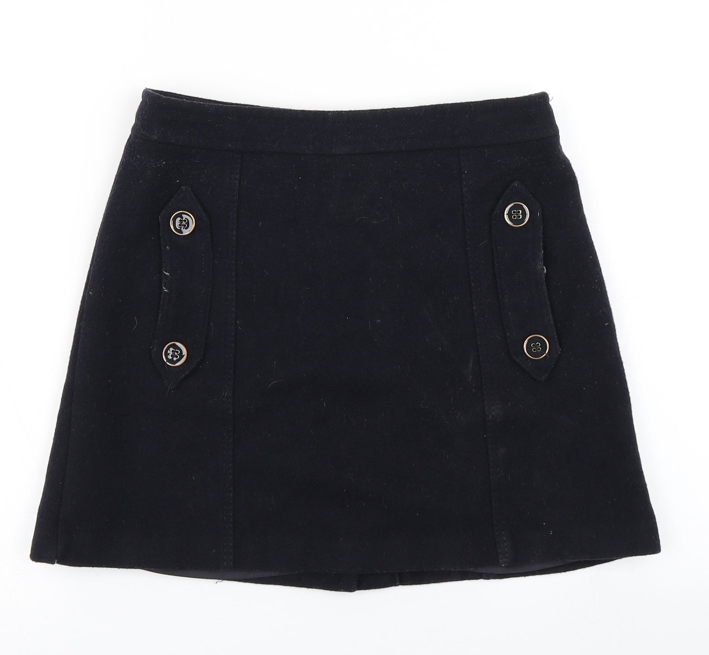 Topshop Womens Blue   A-Line Skirt Size 8