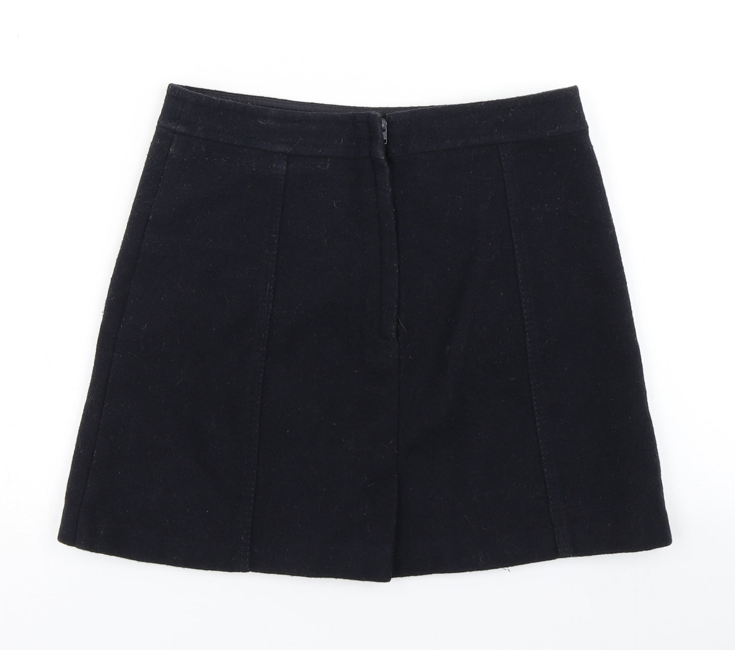 Topshop Womens Blue   A-Line Skirt Size 8