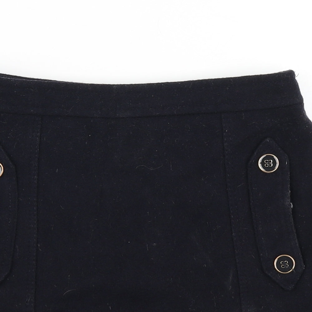 Topshop Womens Blue   A-Line Skirt Size 8