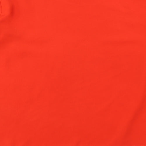 VILA Womens Red   Basic Blouse Size L  - Bell sleeve