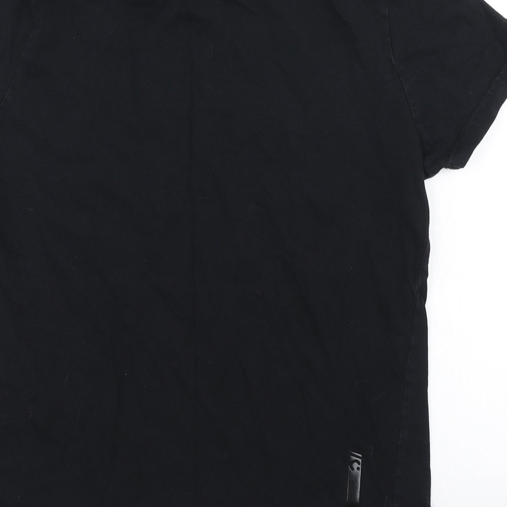 Carter Mens Black    T-Shirt Size S