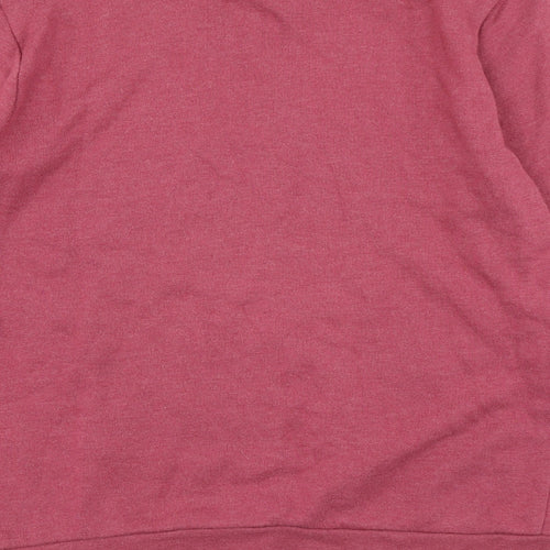 Crafted Mens Red   Pullover Sweatshirt Size S