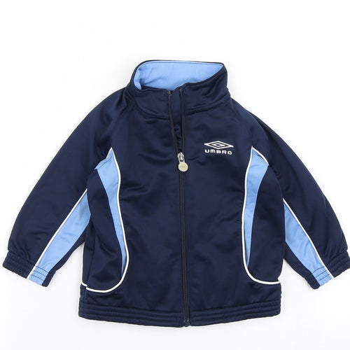 Umbro Boys Blue Colourblock  Jacket  Size 12-18 Months