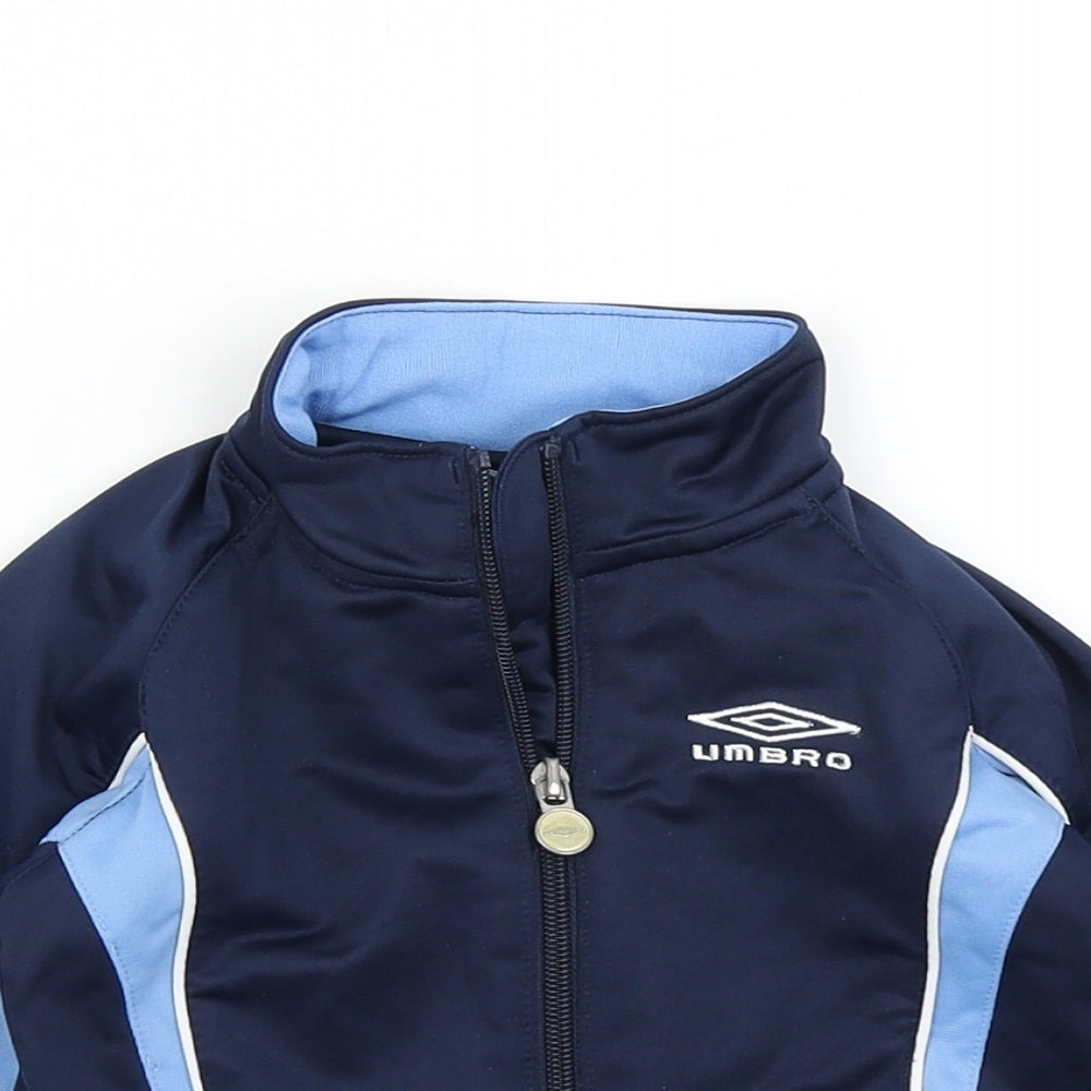 Umbro Boys Blue Colourblock  Jacket  Size 12-18 Months