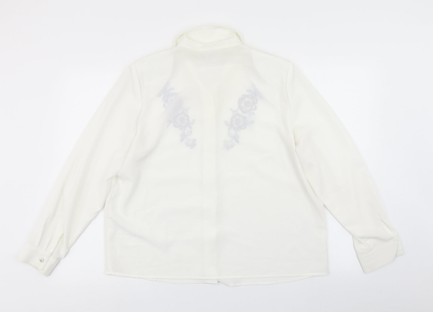 Eastex Womens White   Basic Blouse Size 16