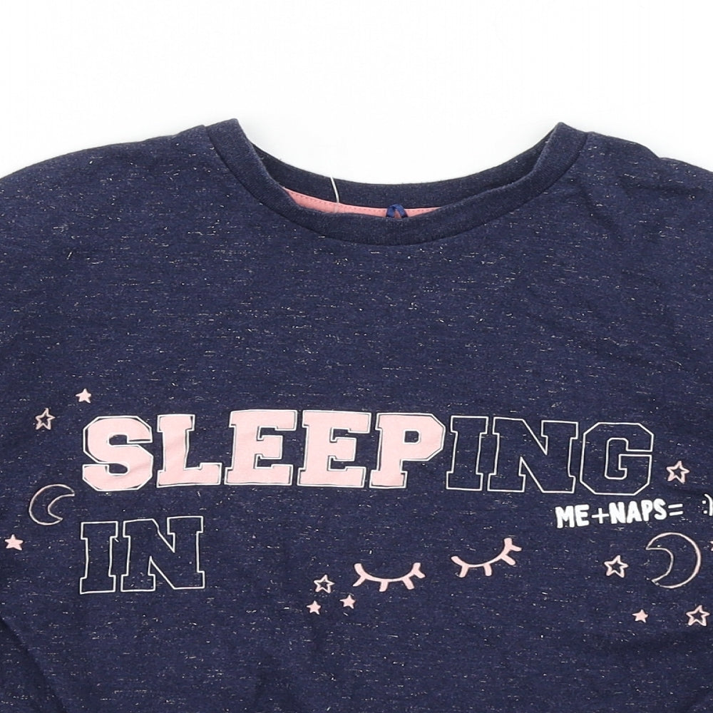 George Girls Blue   Pullover Sweatshirt Size 8-9 Years