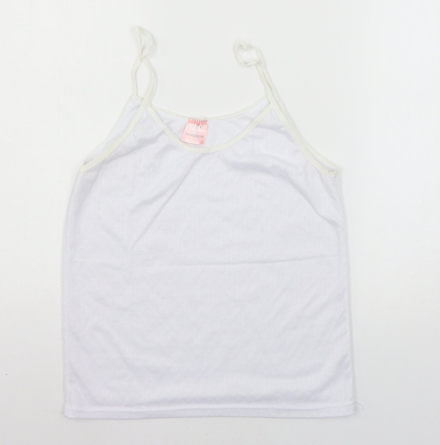 Preworn Womens White  Jersey Basic Tank Size M