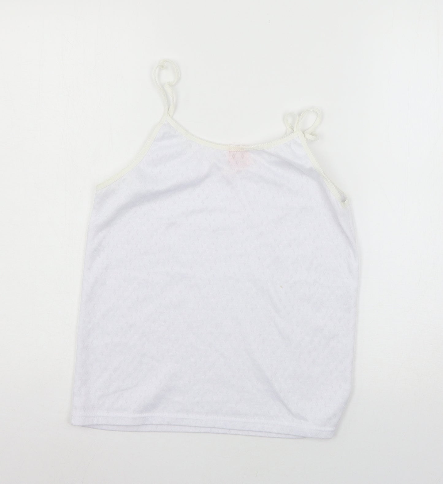 Preworn Womens White  Jersey Basic Tank Size M