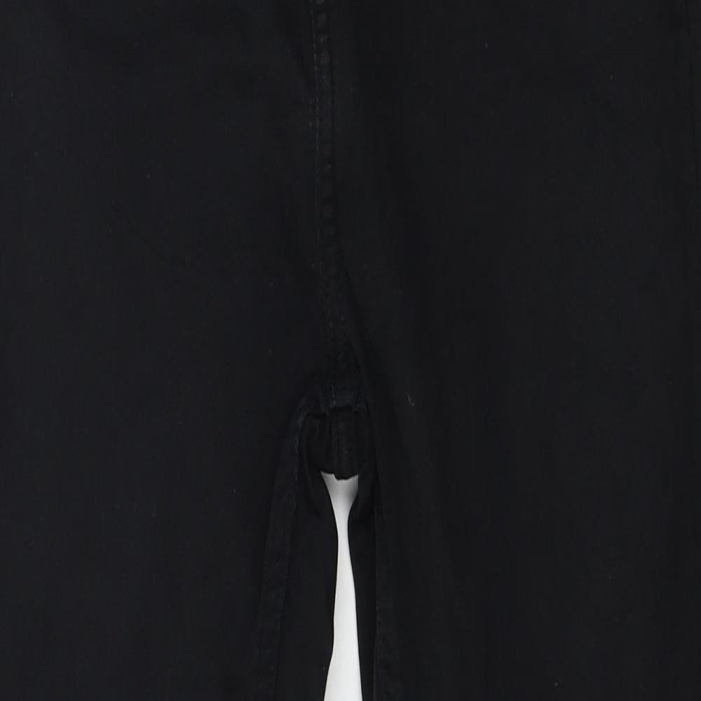 F&F Womens Black  Denim Skinny Jeans Size 12 L26 in