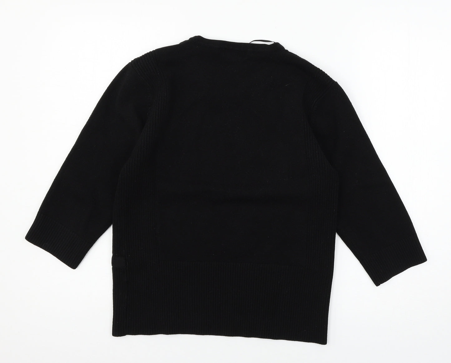 Paramour Womens Black  Knit Pullover Jumper Size XL