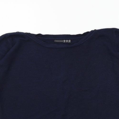 Atmosphere Womens Blue  Knit Pullover Jumper Size 16