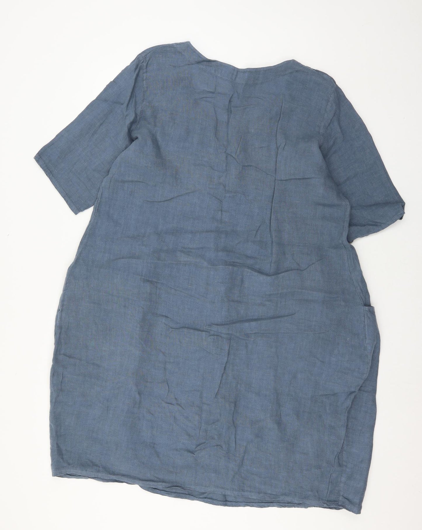 Woolover Womens Blue   T-Shirt Dress  Size 16