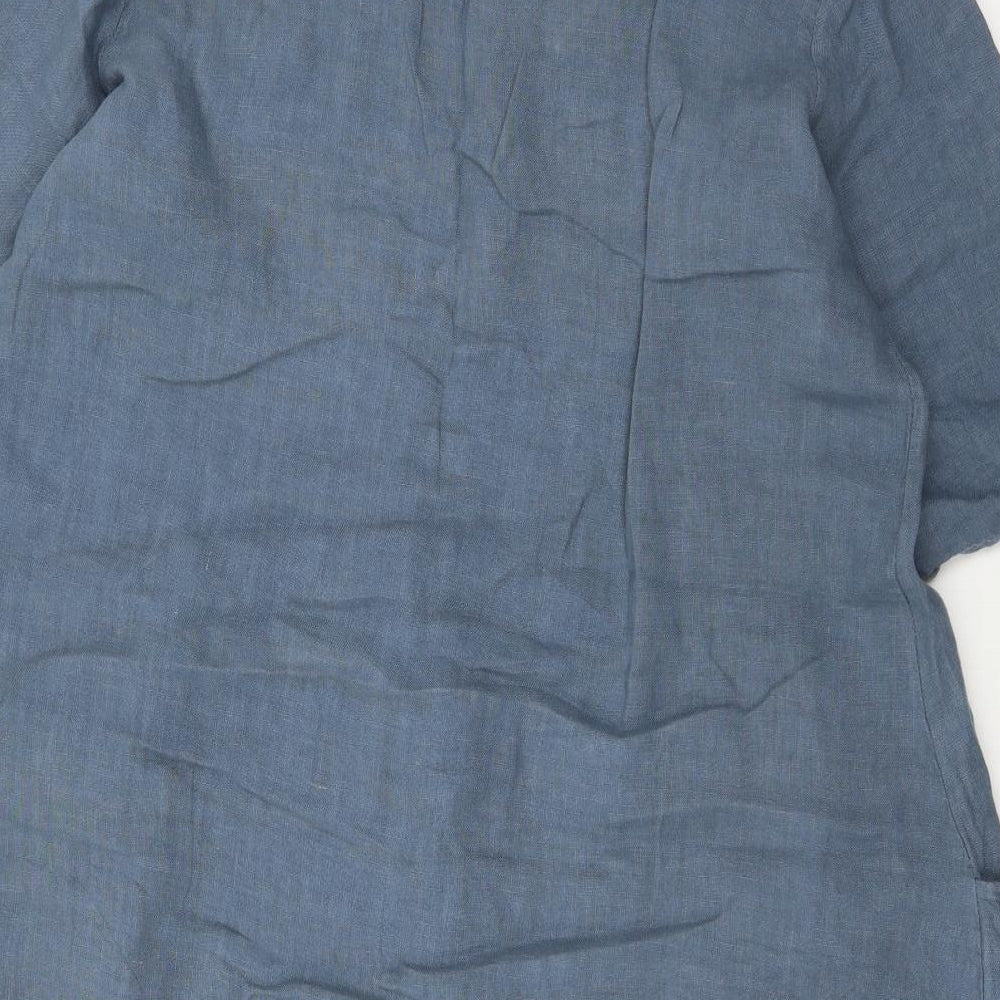 Woolover Womens Blue   T-Shirt Dress  Size 16