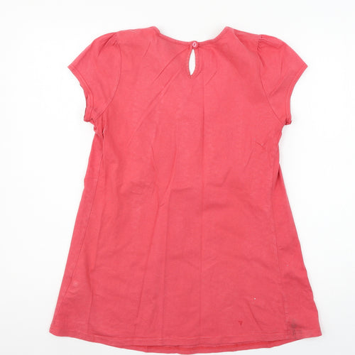 Cherokee Womens Pink  Jersey Basic T-Shirt Size 10