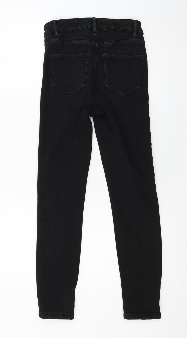 New Look Womens Black Denim Skinny Jeans Size 8 L26 in