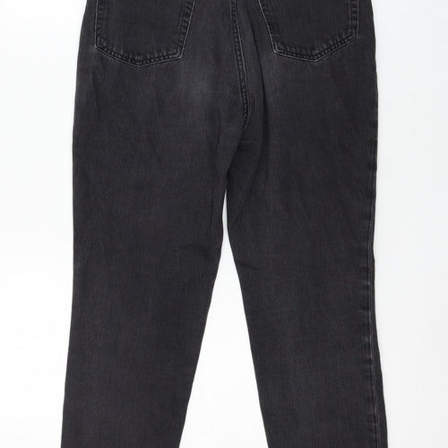 Divided Womens Grey  Denim Mom Jeans Size 8 L26 in