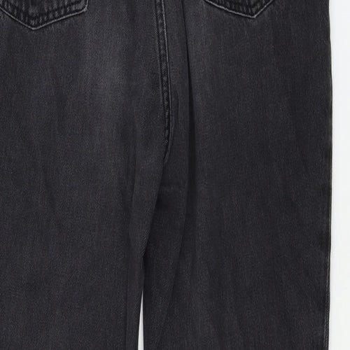 Divided Womens Grey  Denim Mom Jeans Size 8 L26 in