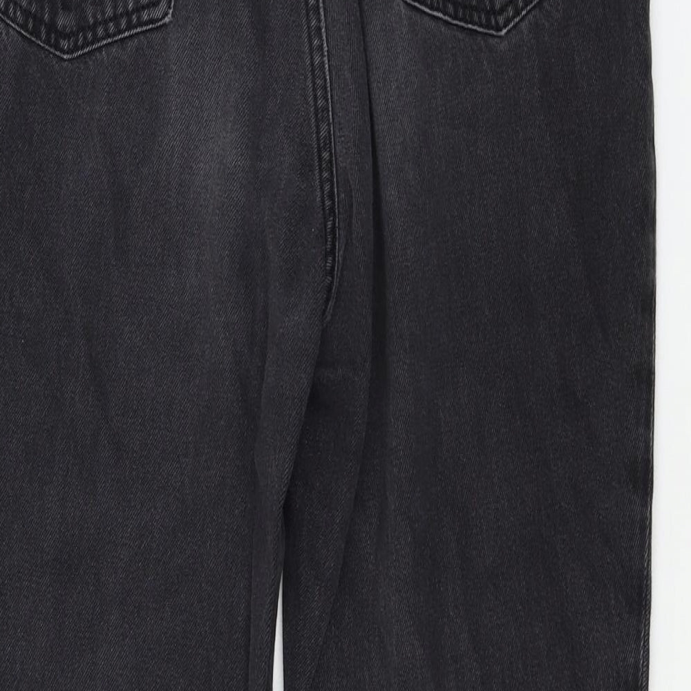 Divided Womens Grey  Denim Mom Jeans Size 8 L26 in