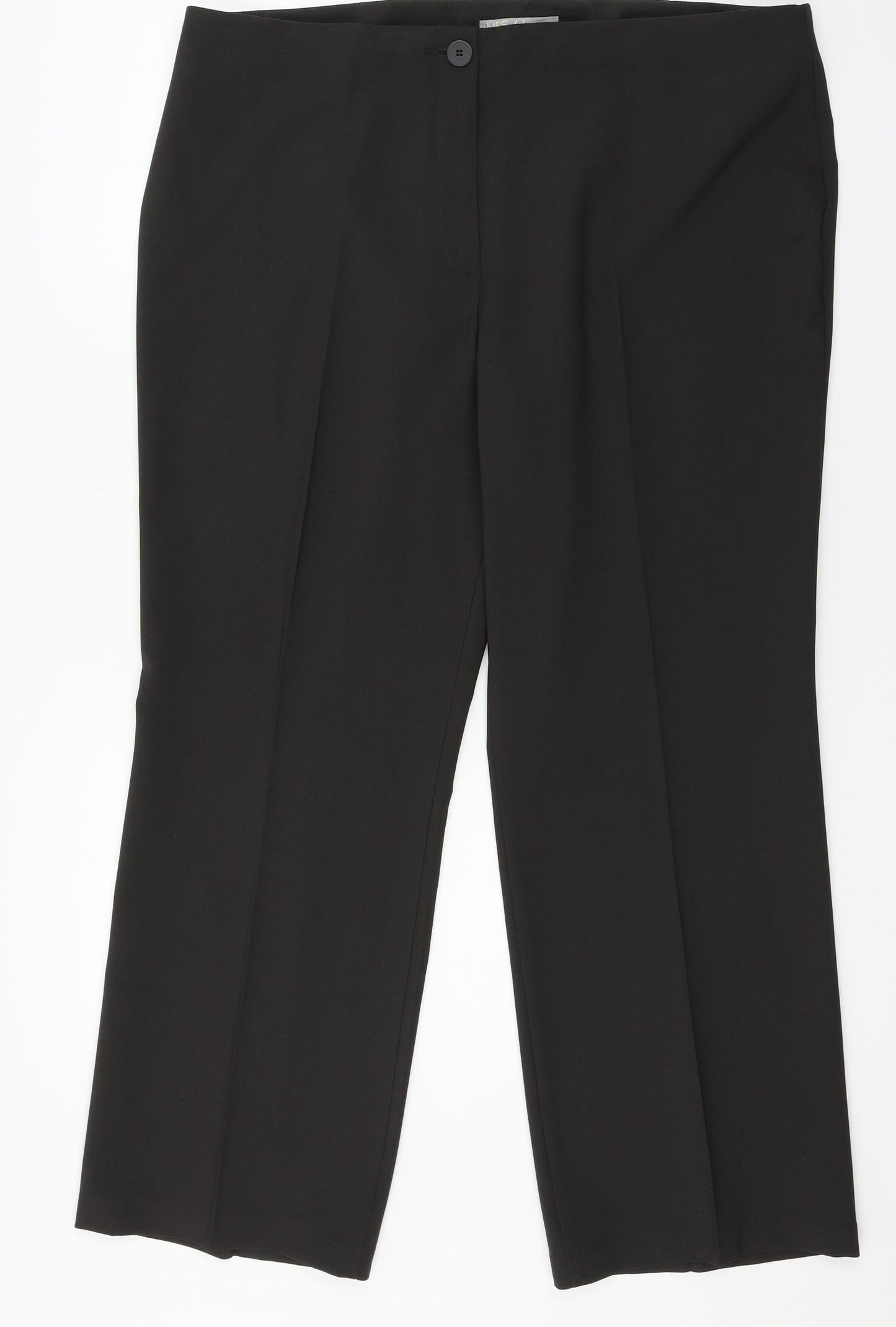 Marks and Spencer Womens Grey   Trousers  Size 18 L27 in