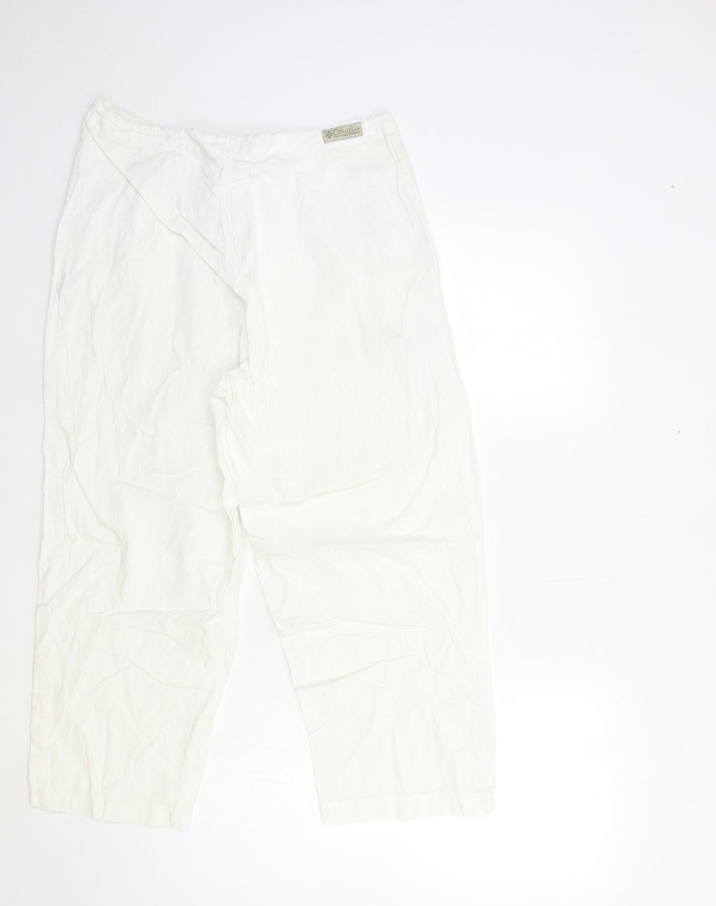 Marks and Spencer Womens White   Trousers  Size 28 in L25 in