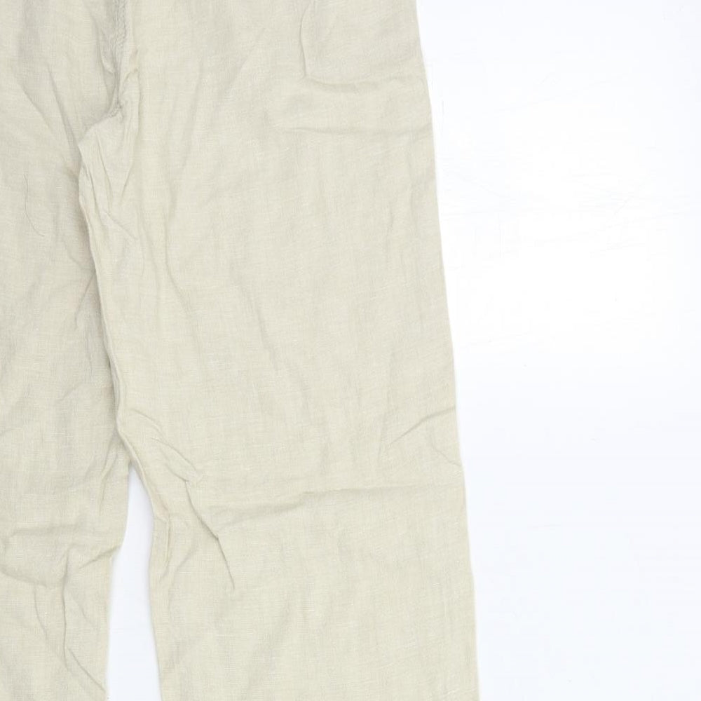 George Womens Beige   Trousers  Size 10 L28 in