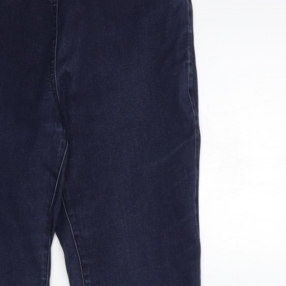 Wallis Womens Blue  Denim Skinny Jeans Size 12 L30 in