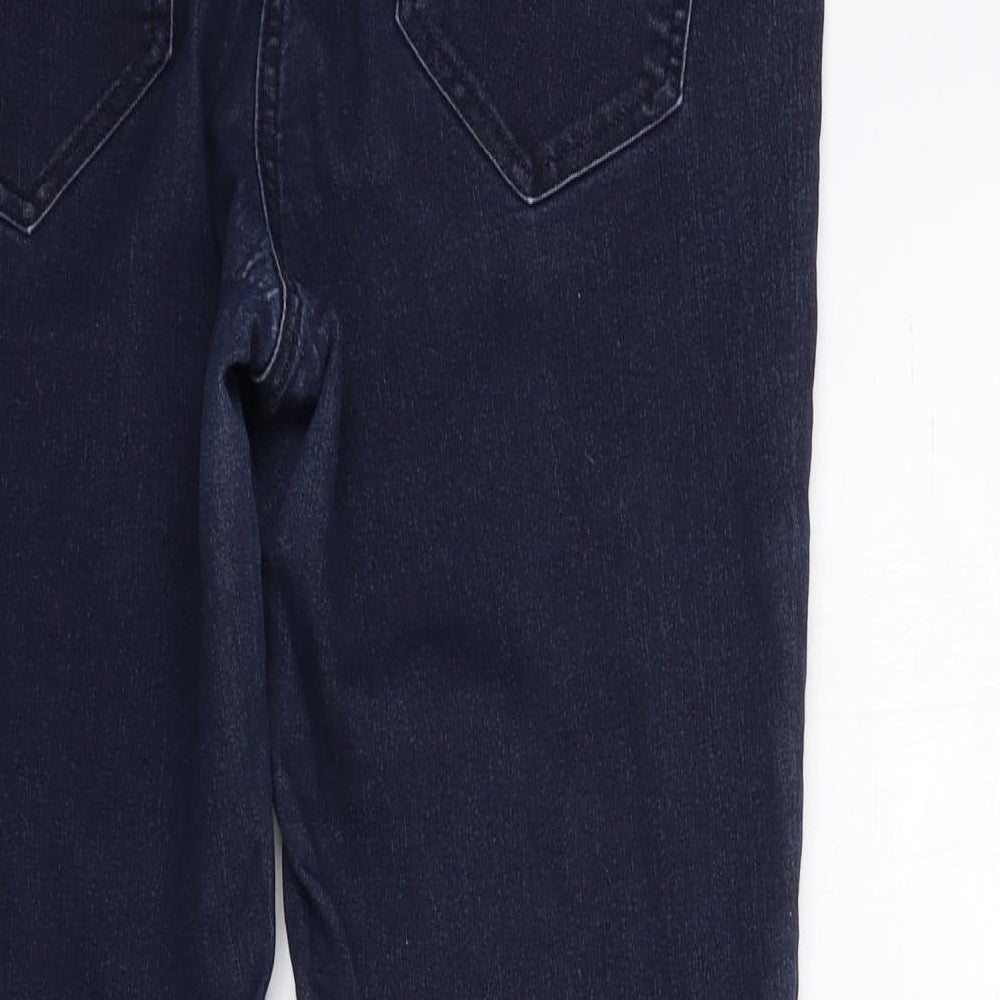 Wallis Womens Blue  Denim Skinny Jeans Size 12 L30 in