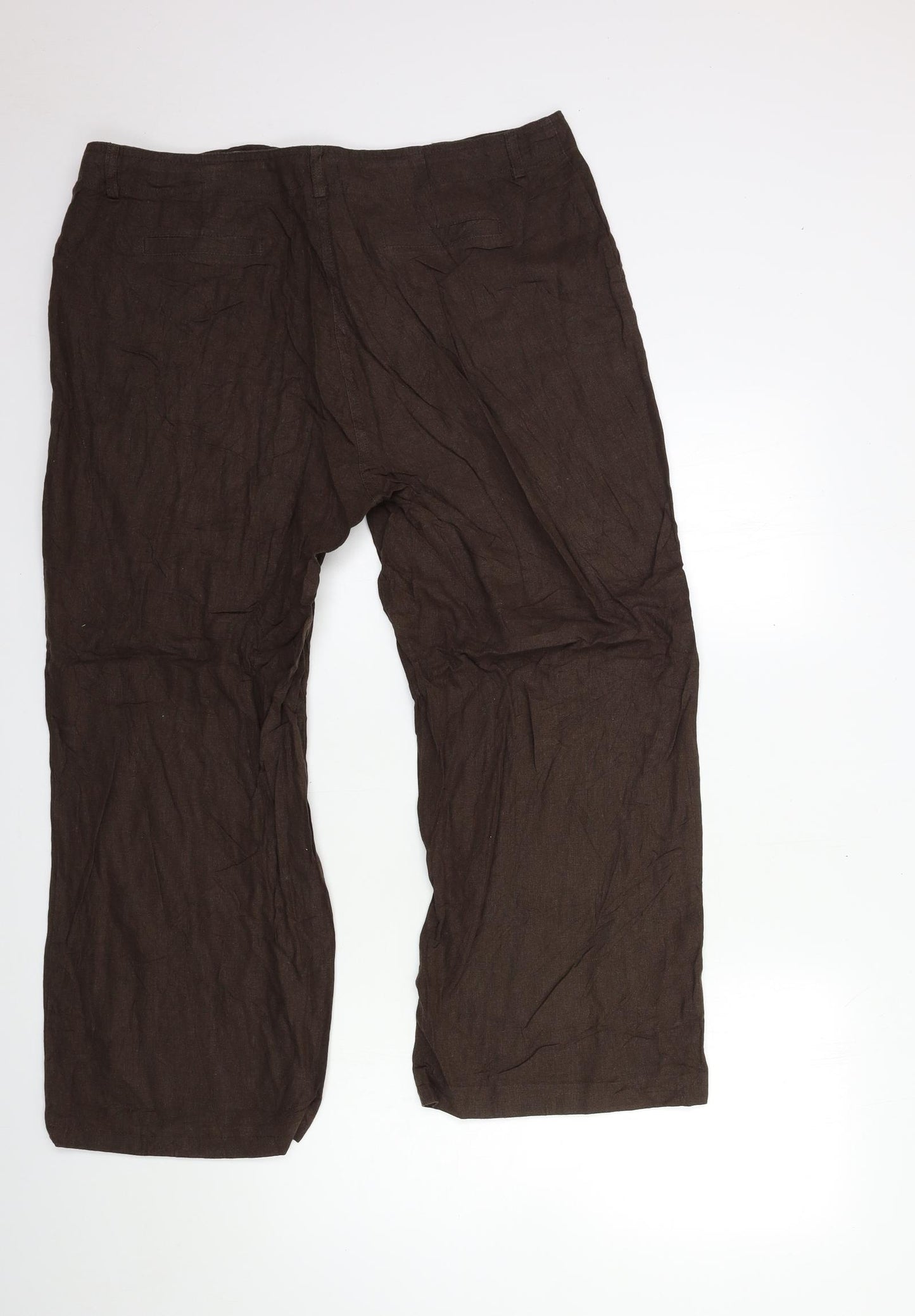 BRATY Womens Brown   Trousers  Size 3XL L26 in