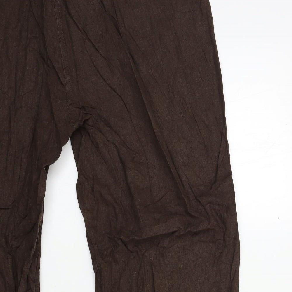BRATY Womens Brown   Trousers  Size 3XL L26 in