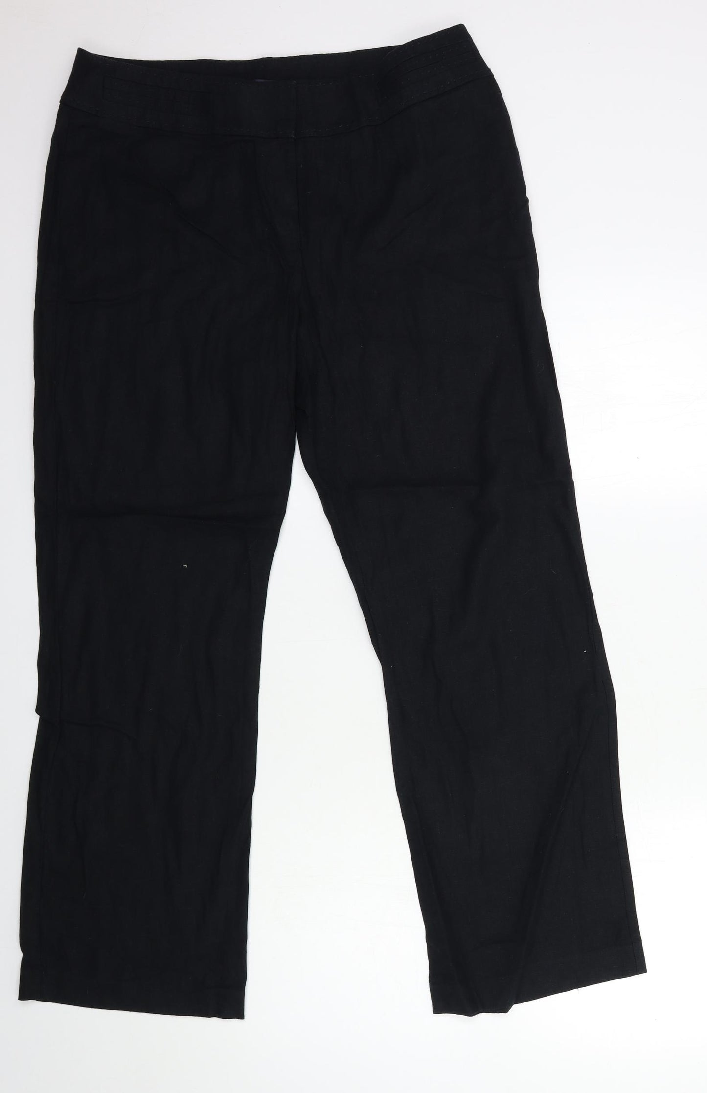 Marks and Spencer Womens Black   Trousers  Size 32 in L29 in