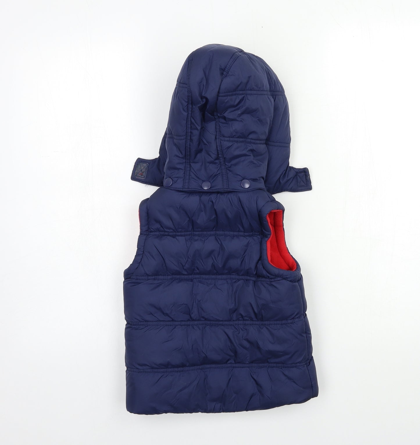 JoJo Maman Bébé Boys Blue   Gilet Jacket Size 2-3 Years