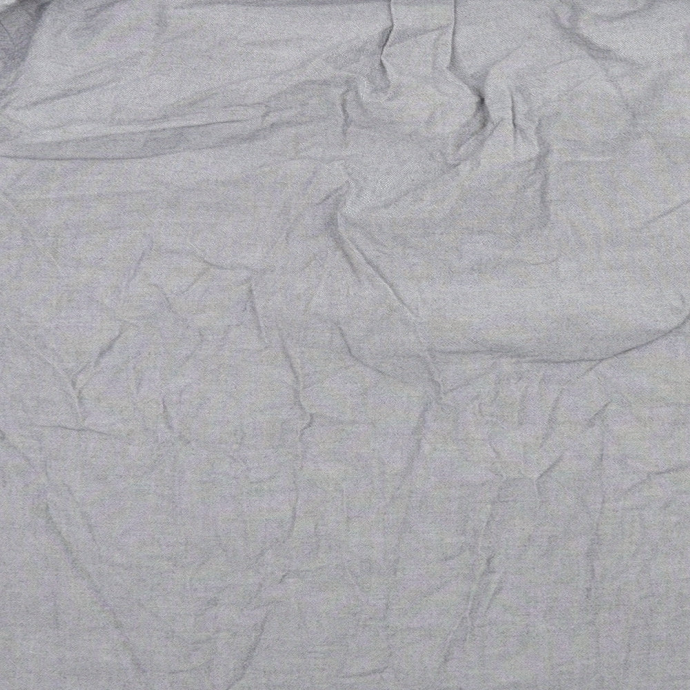 Ralph Lauren Mens Grey    Dress Shirt Size XL