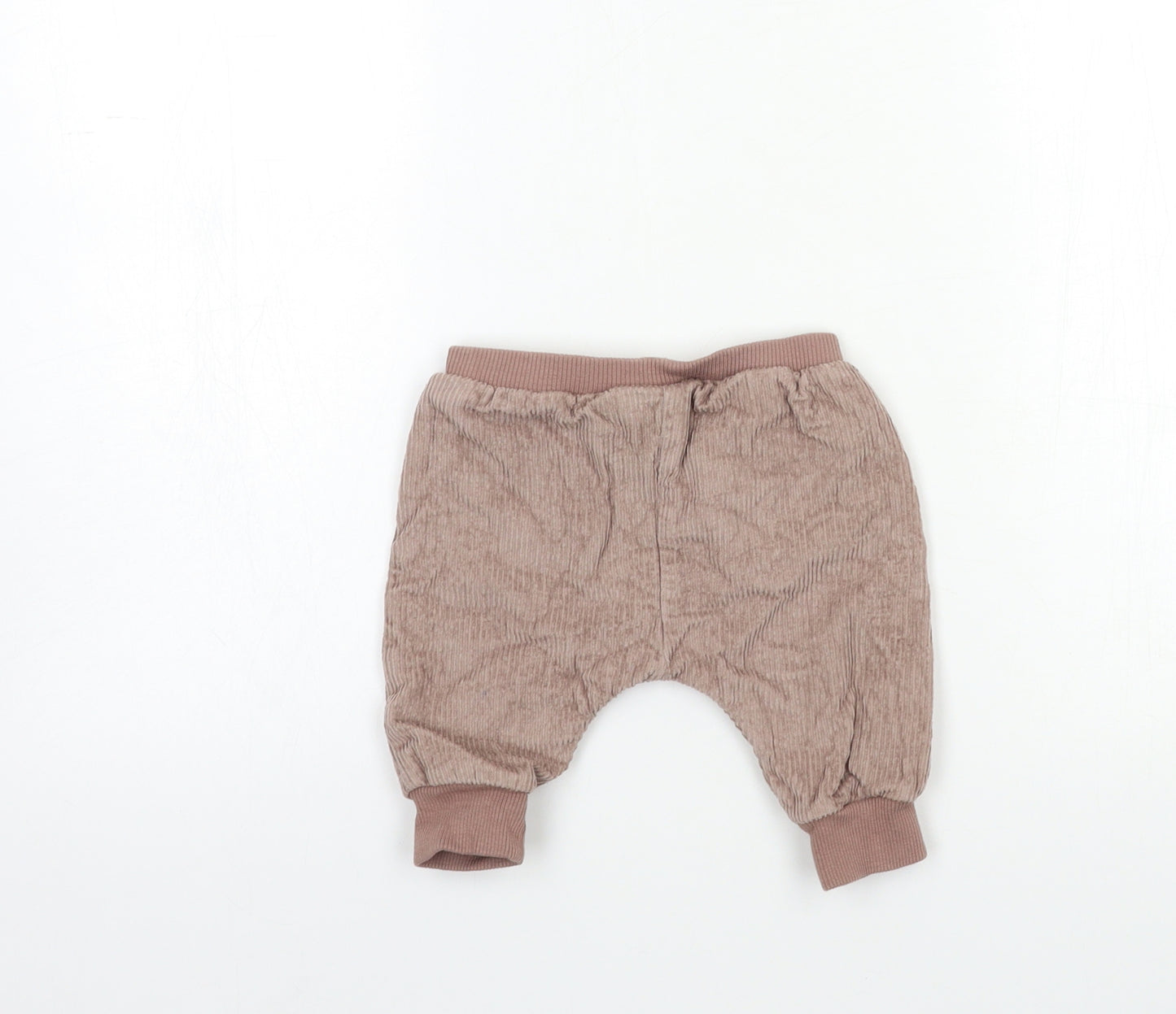 NEXT Baby Brown  Corduroy Jogger Trousers Size 0-3 Months