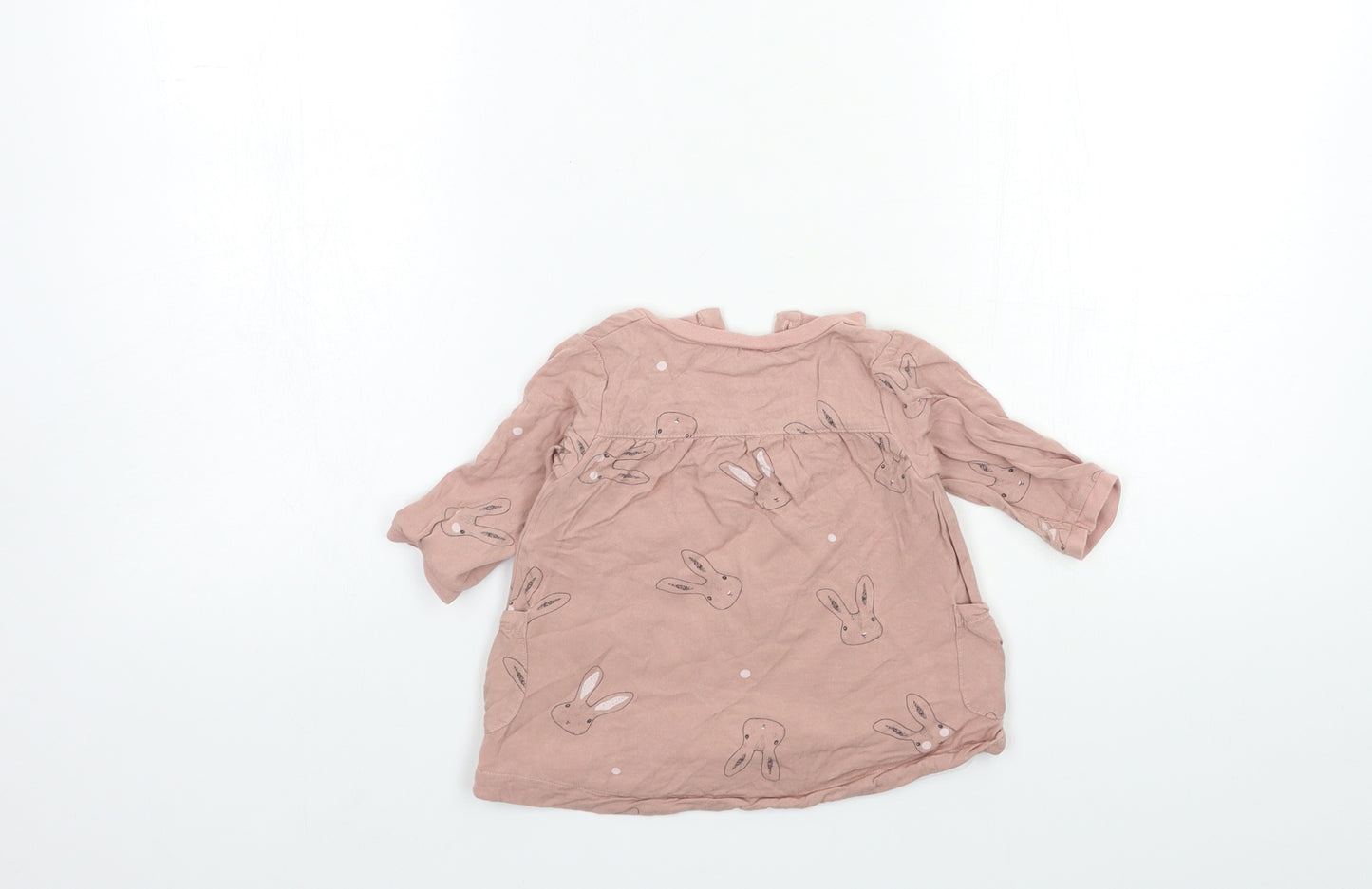 mamas & papas Baby Pink   Basic T-Shirt Size 3-6 Months