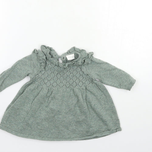 NEXT Baby Green   Jumper Dress  Size 0-3 Months