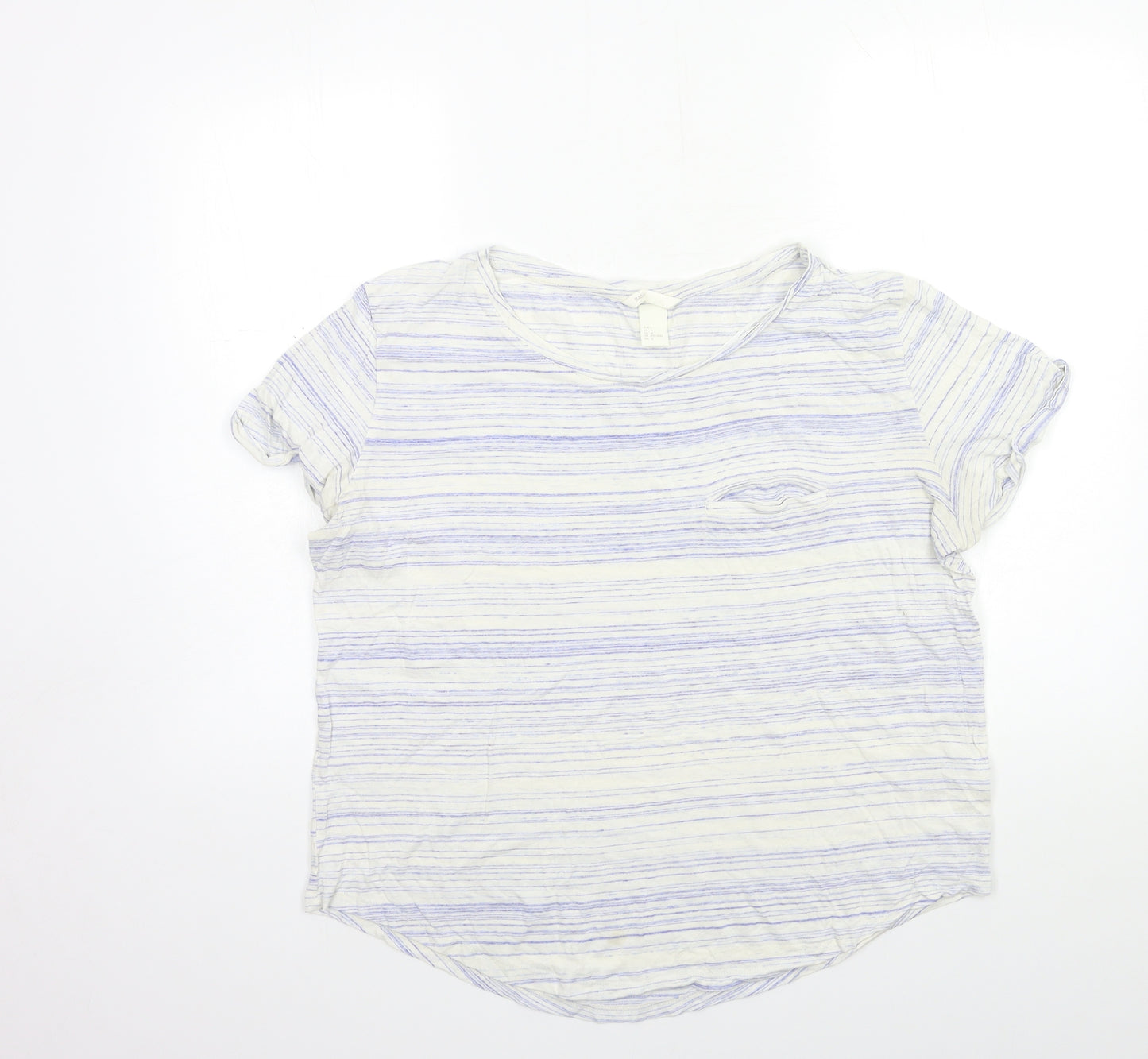 H&M Womens Blue   Basic T-Shirt Size L