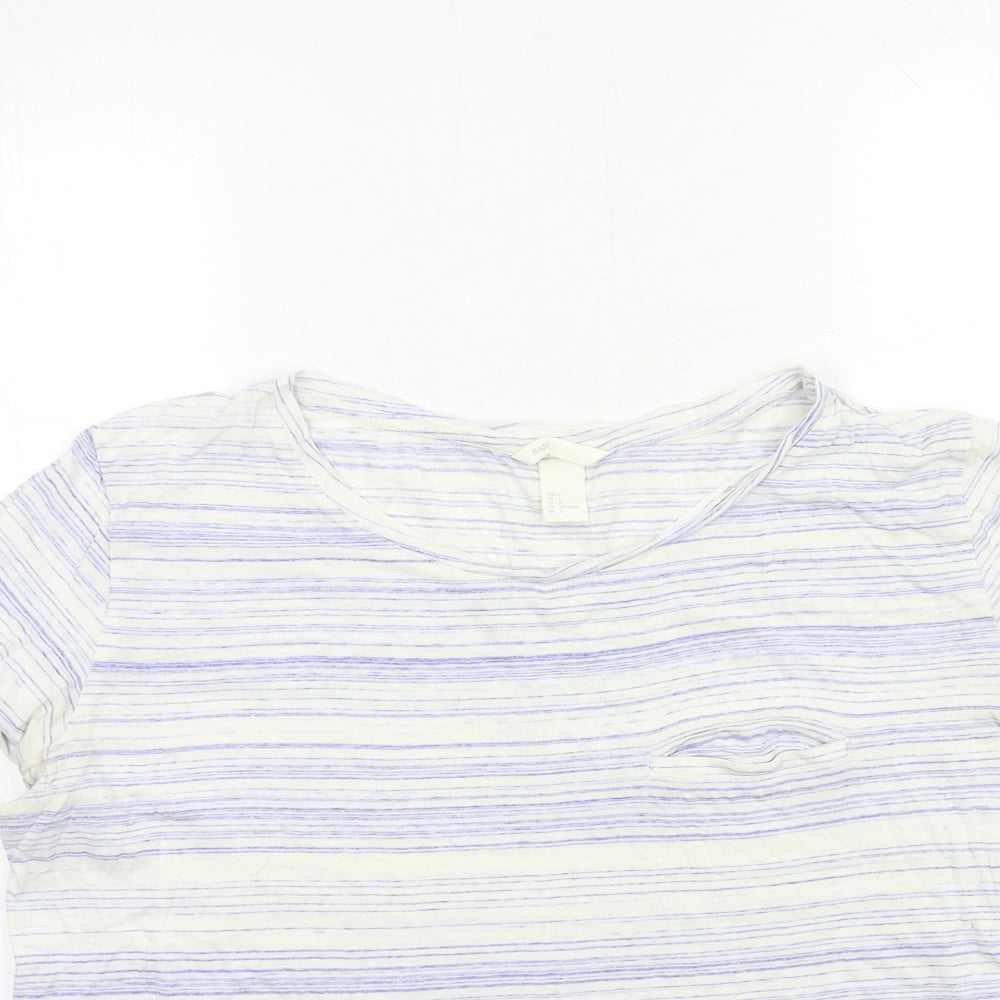 H&M Womens Blue   Basic T-Shirt Size L