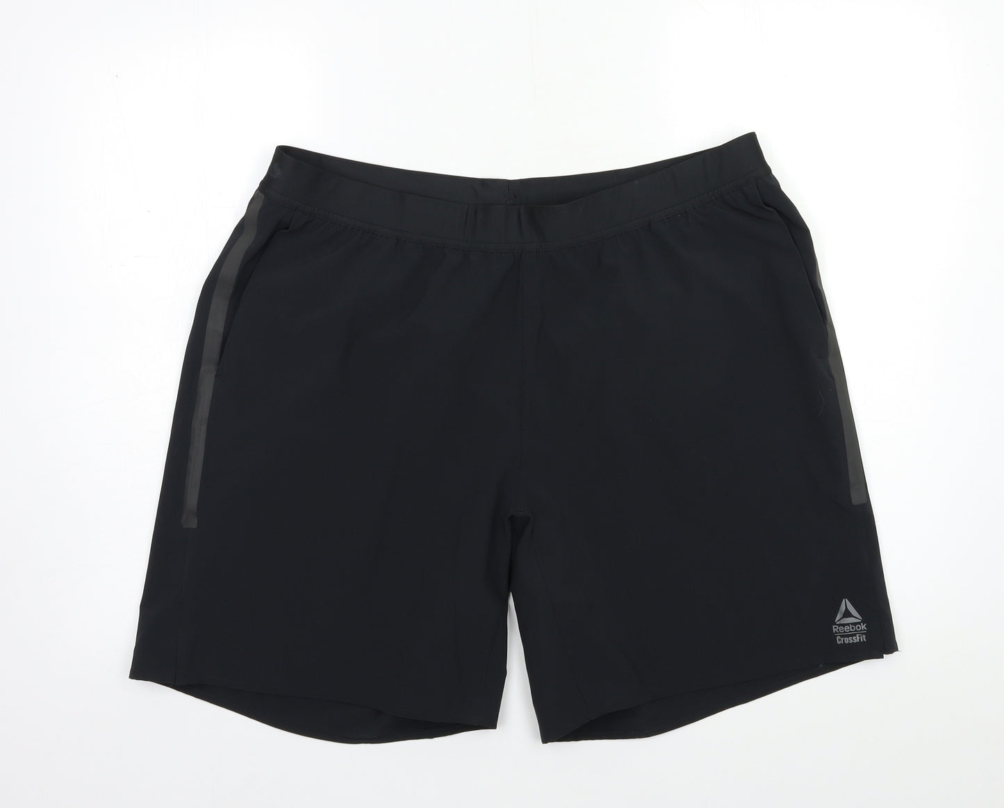 Reebok Mens Black   Sweat Shorts Size XL - Crossfit