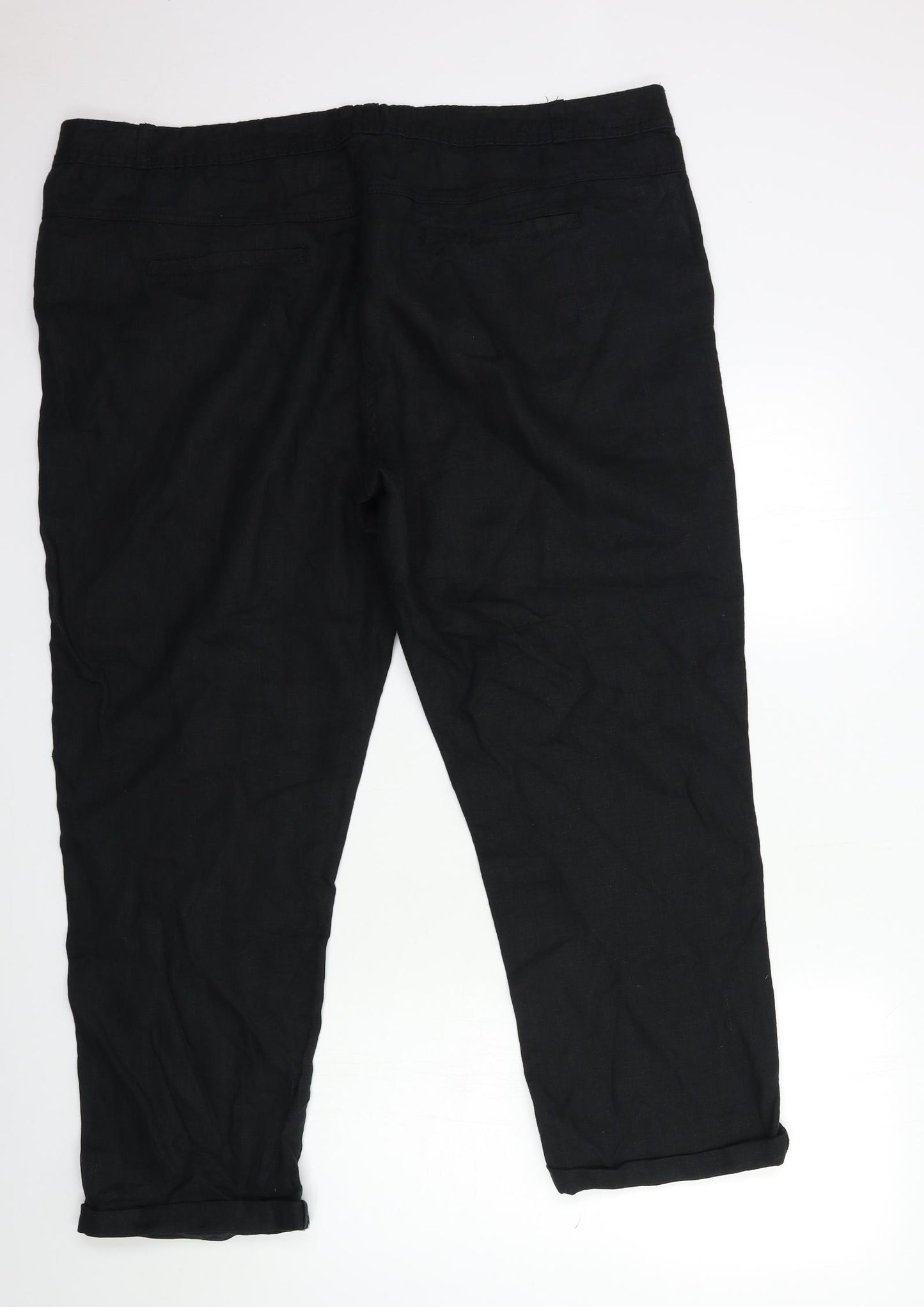 George Womens Black   Trousers  Size 22 L26 in