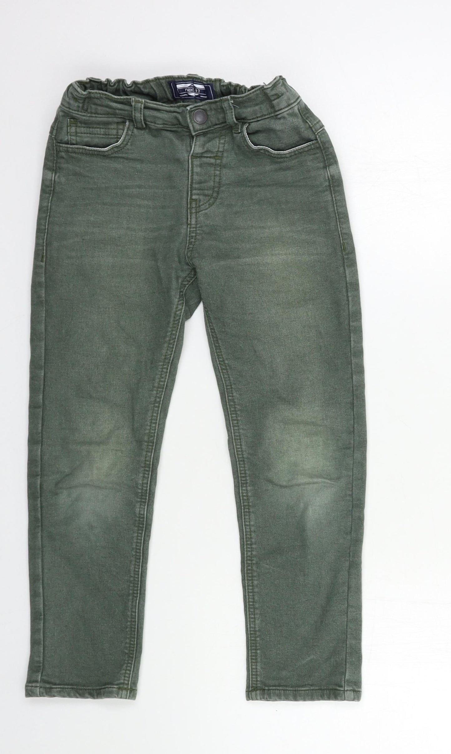 NEXT Boys Green  Denim Skinny Jeans Size 6-7 Years