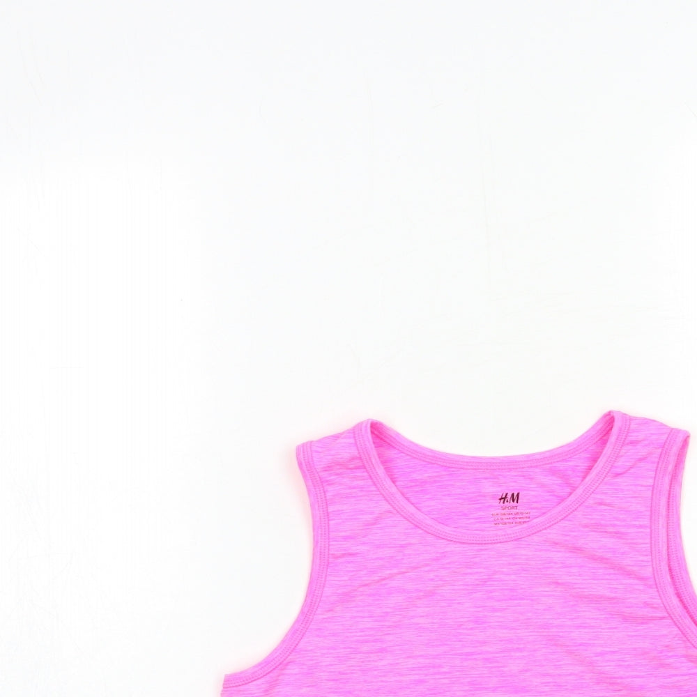 H&M Girls Pink   Basic Tank Size 13 Years